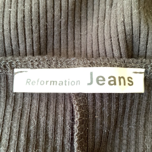 📌 Reformation Jeans Gaia Ribbed Bodysuit - Picture 3 of 5